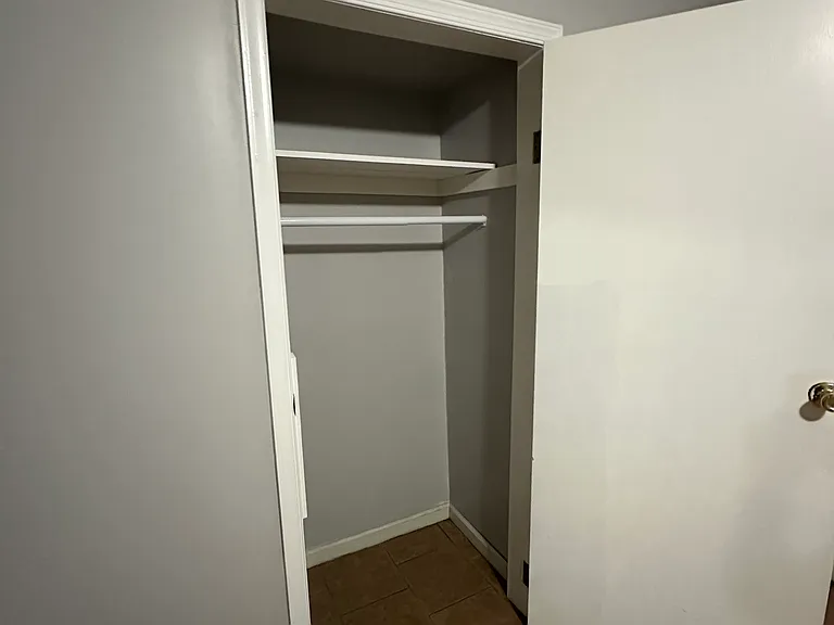 Coat closet in living room