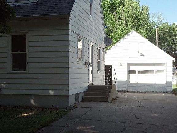 Side of house and garage