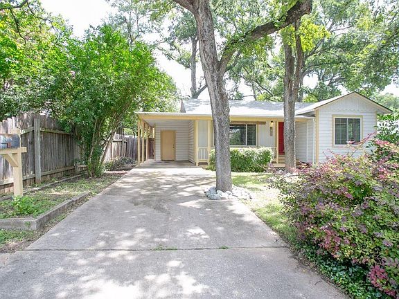 Two off-street parking spaces, one covered. There is also am