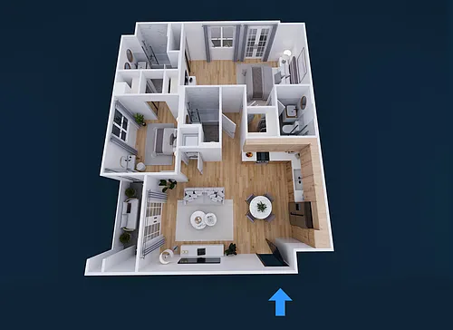 Floor plan Bardot