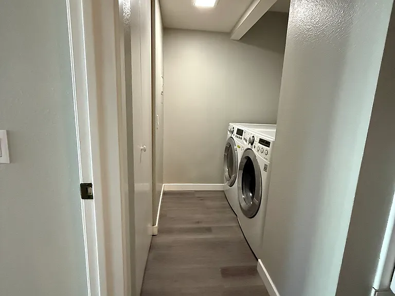 Washer/ Dryer in hallway
