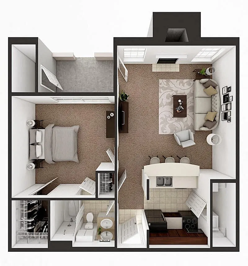 Floor plan Stuart Down