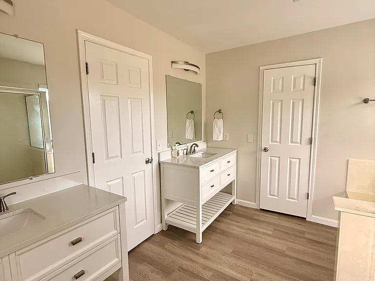 Master bath - double vanity
