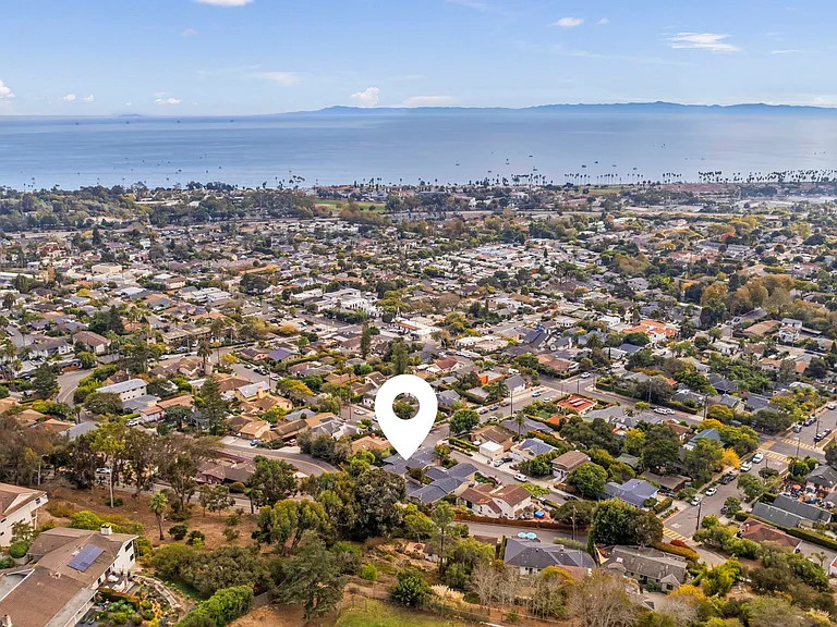 You can see the Channel Islands from our house.