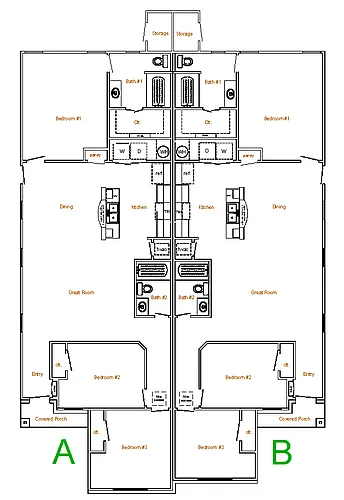 Floor plan 1107 (A) Ferrara Circle