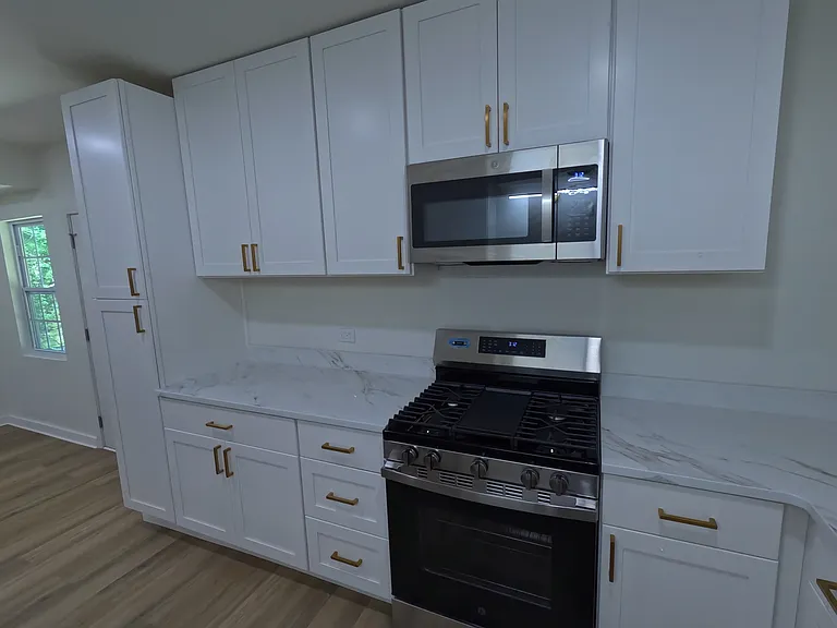 Pantry,Stove, and Microwave