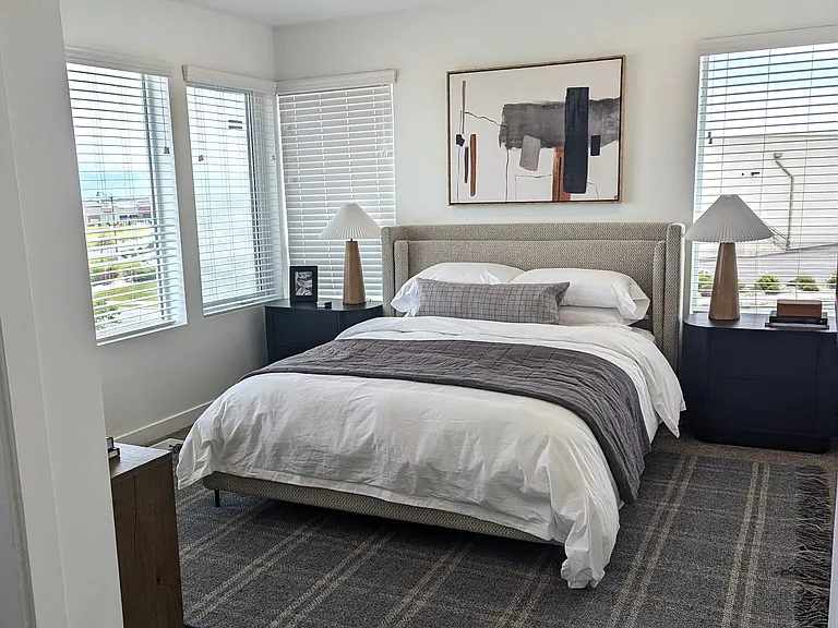 Master Bedroom in the Cotman plan