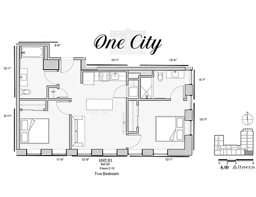 Floor plan Residence - D1