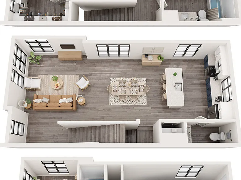 TH3A floor plan Bowery West