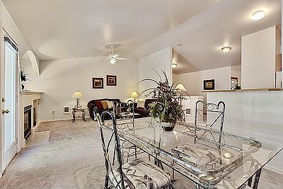 Dining room, living room