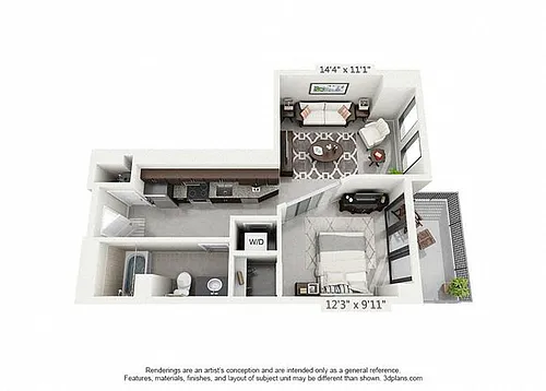 Floor plan A1E