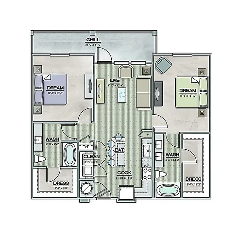 Floor plan B1A2