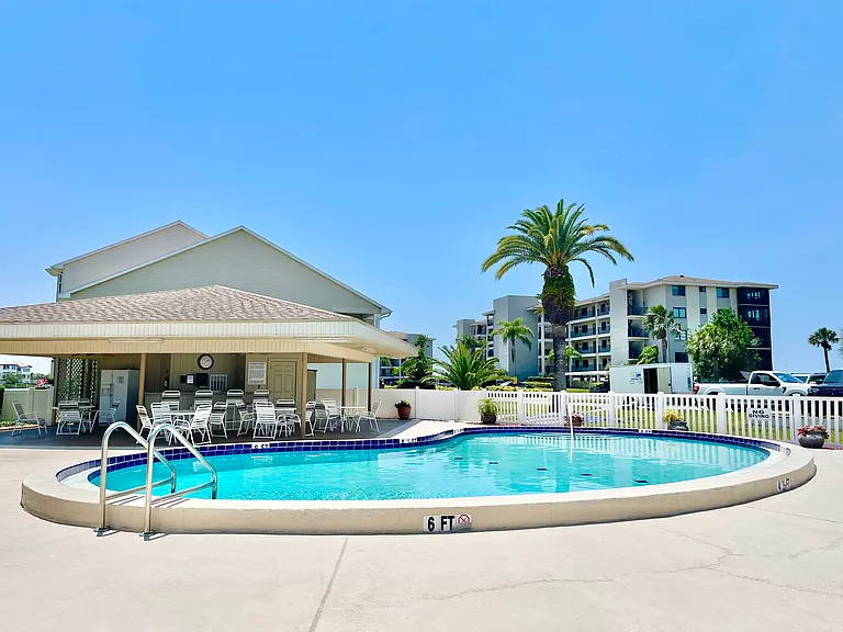 Pool on Brent Street (across from this unit)