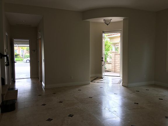 Entry door (right) and garage entry (left)