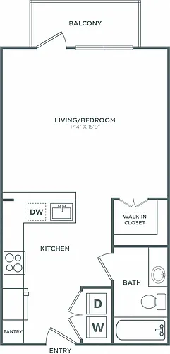 Floor plan The Katy Podium