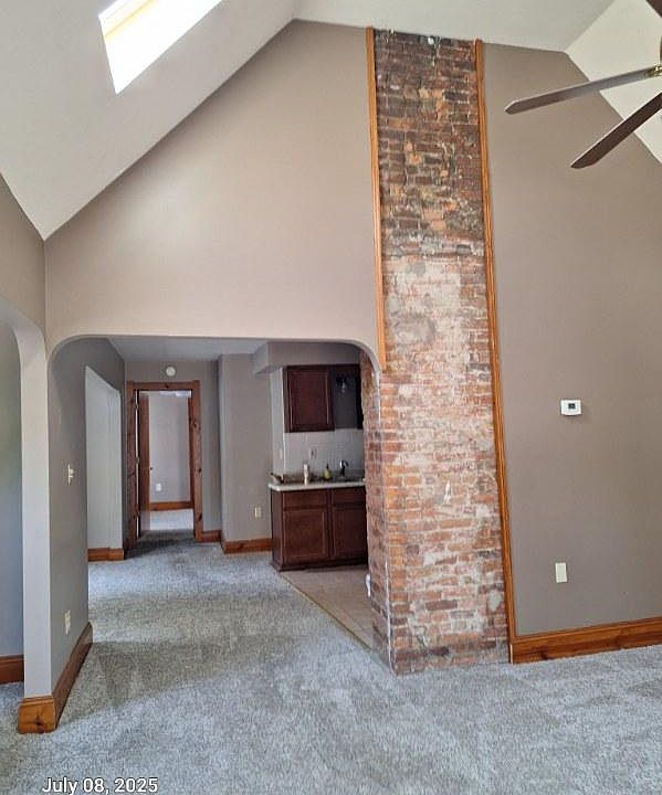 Looking from living room to the bedroom.