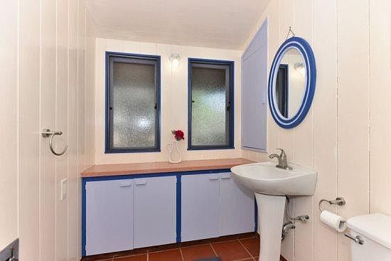 Second bathroom. Neither bathroom has a tub, only shower.