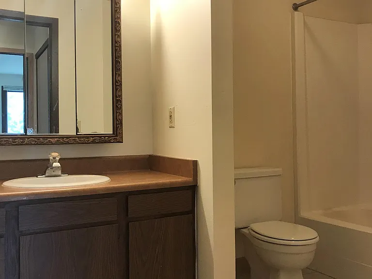 Tiled Bathrm, Larger Vanity