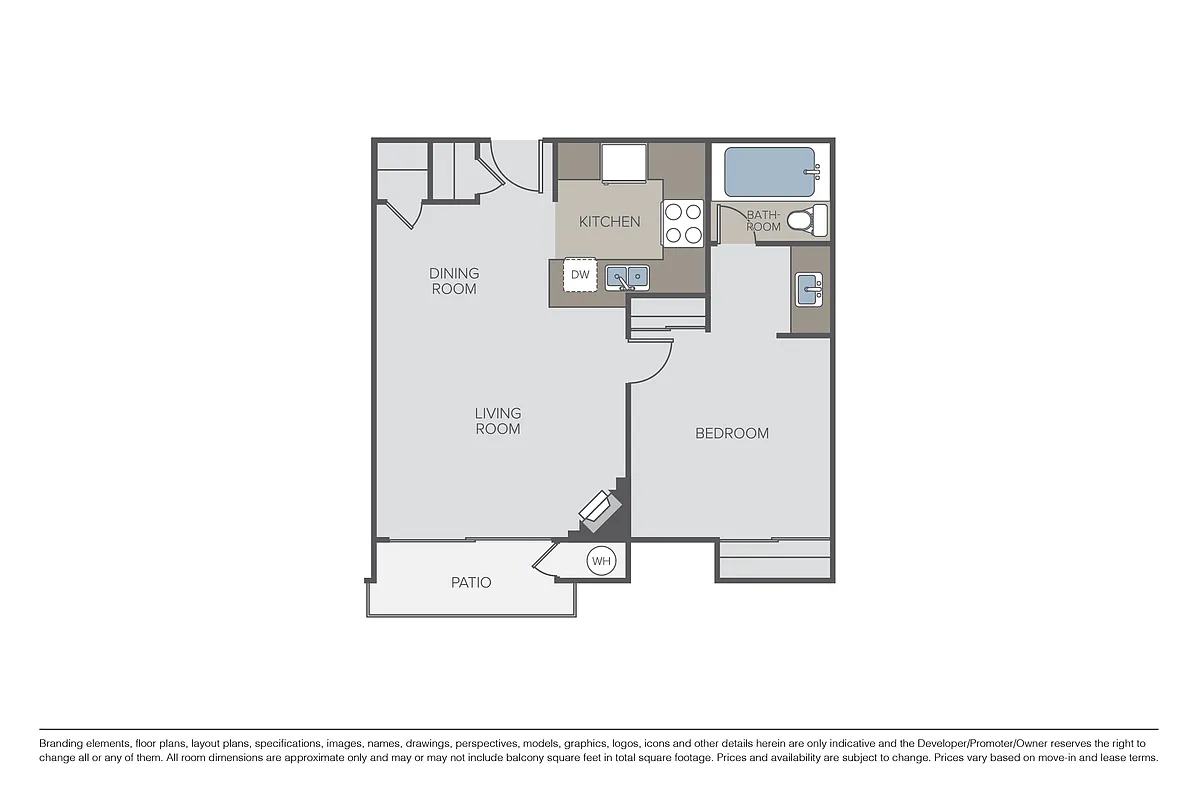 Floor plan Plan 1A