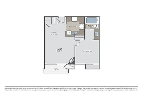 Floor plan Plan 1A
