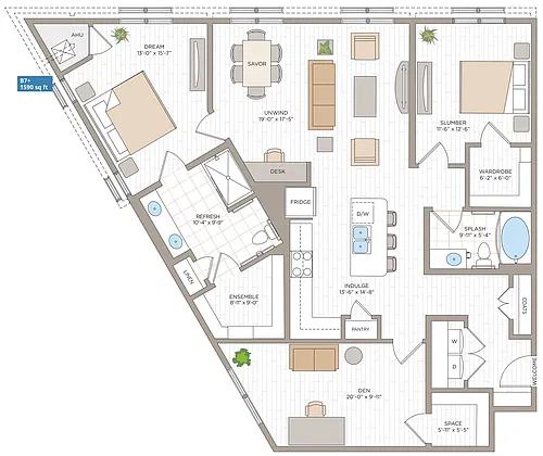 Floor plan B7