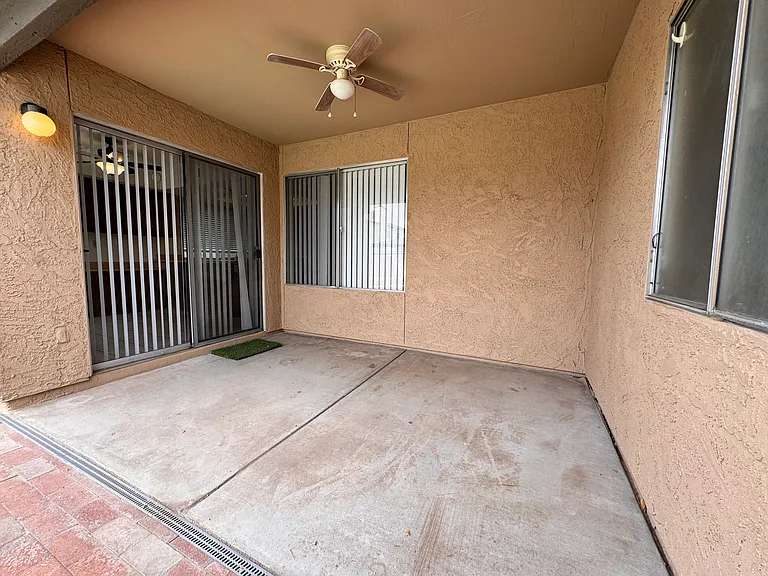 Covered patio