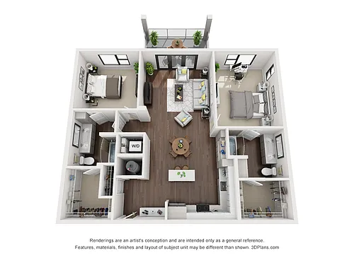 Floor plan B3B