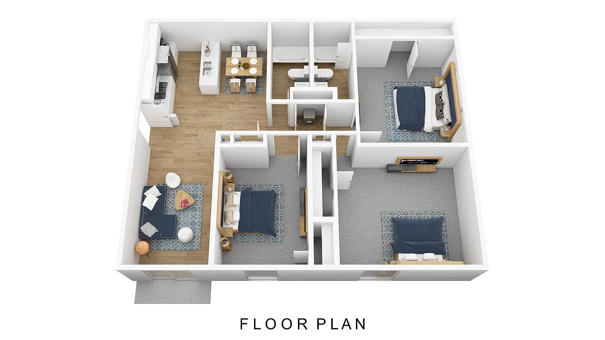 Floor plan 3B2B