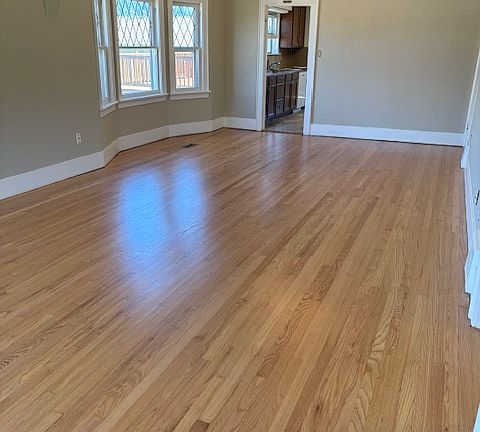 Living Room from Entry Way facing kitchen area