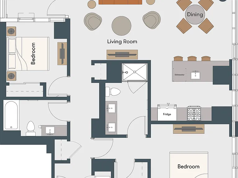 Two Bedroom Two Bedroom