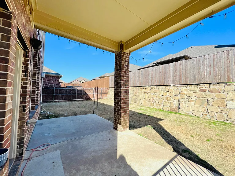 Covered patio