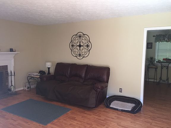 Living room and dining room