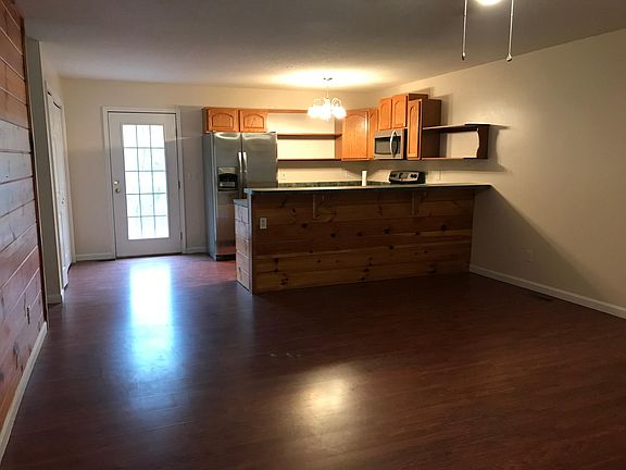 View from front door. Open concept living.