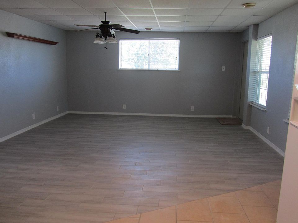 kitchen opens to family room