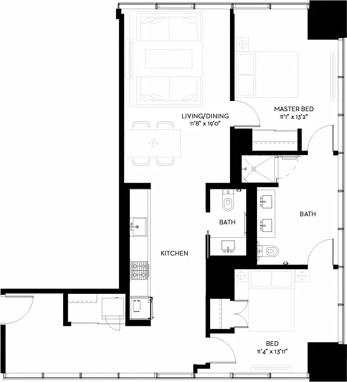 Floor plan 2-H
