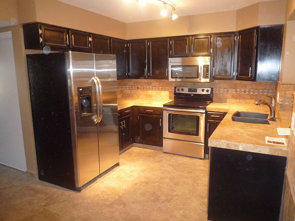 Kitchen with stainless appliances