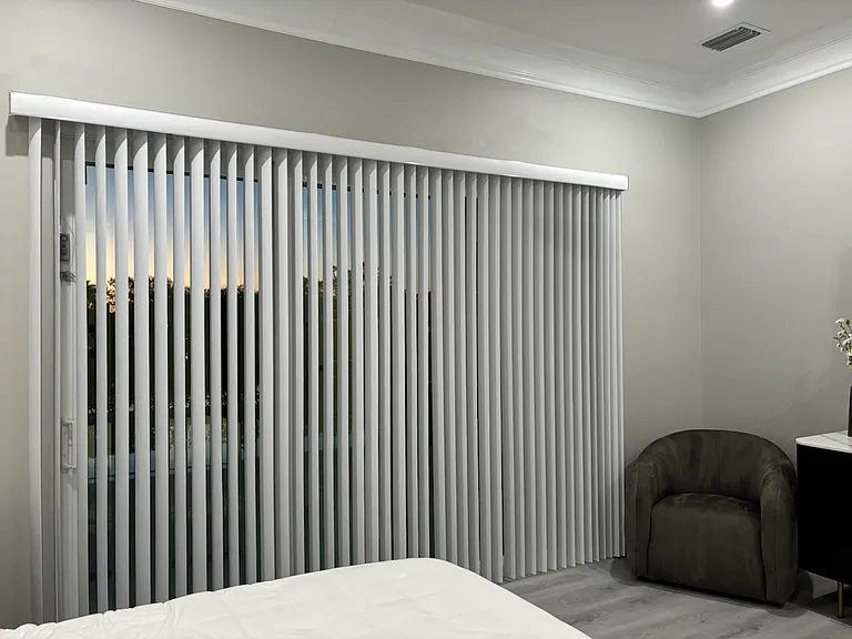 Master Bedroom Vertical Blinds