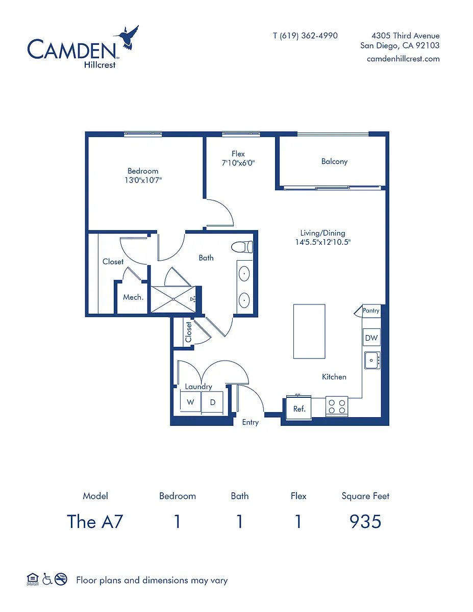 Floor plan The A7