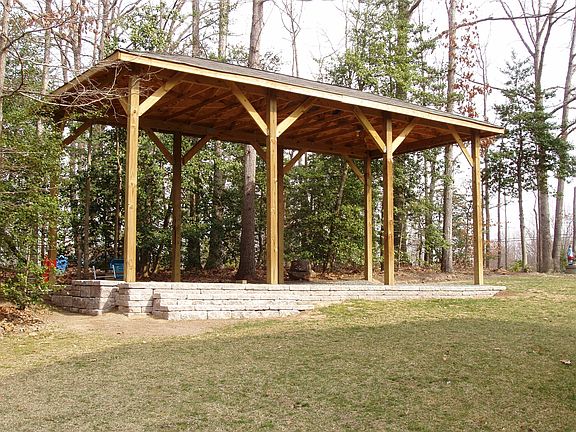 30X14X12 ft high under roof