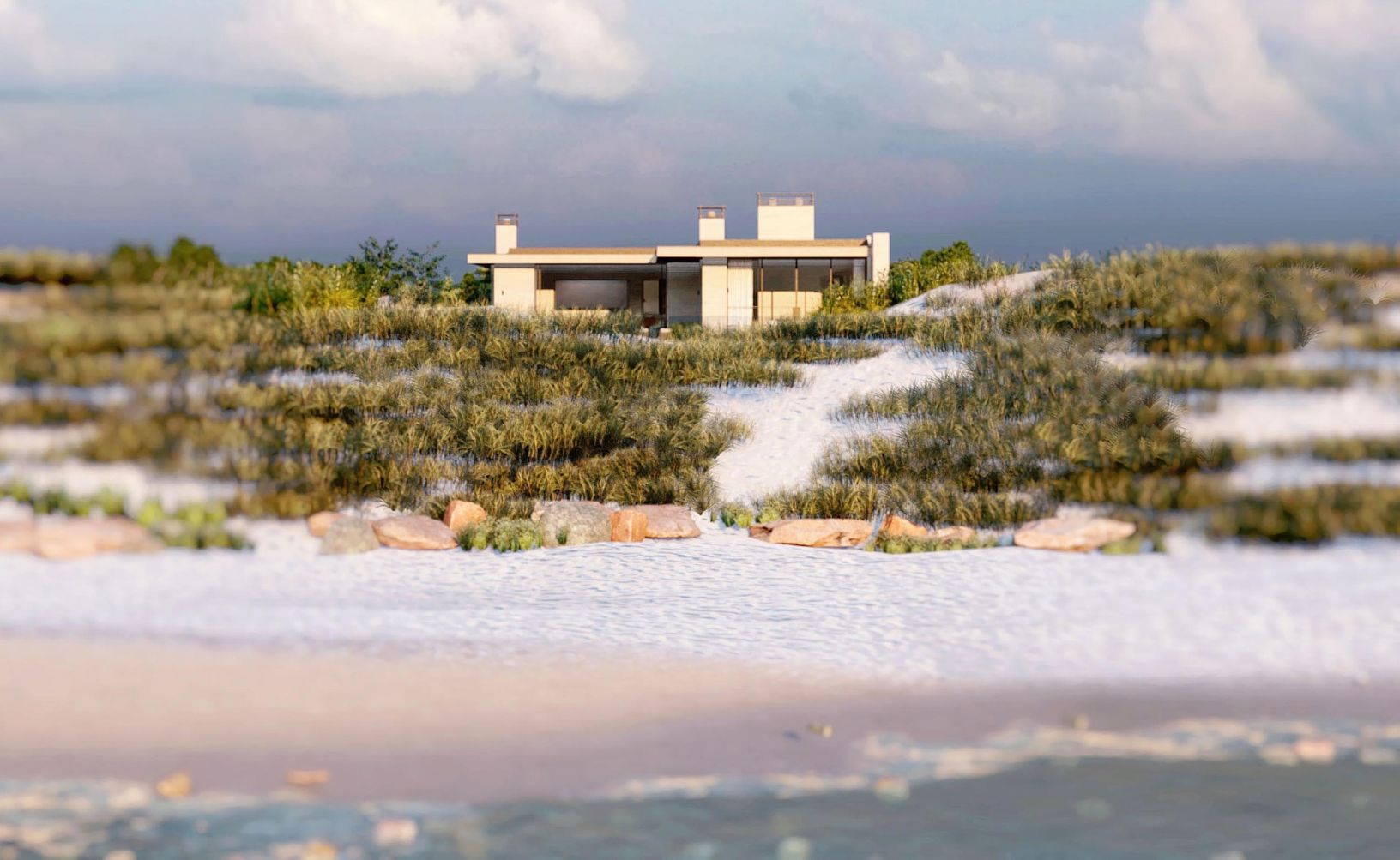 Oceanview Rendering of Potential Home