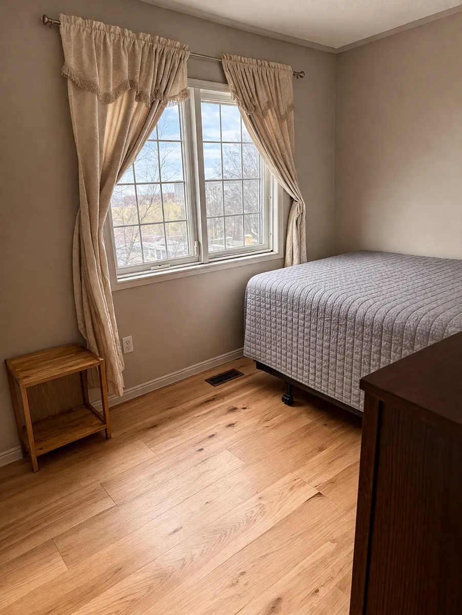 Bedroom B: $930 Private room with Queen sized bed - Weston Rd