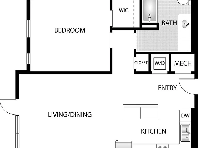 Dogwood floor plan Trailside NoDa