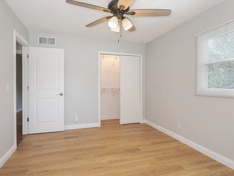 Bedroom 3 - all new flooring and paint. All bedrooms have great closet space.