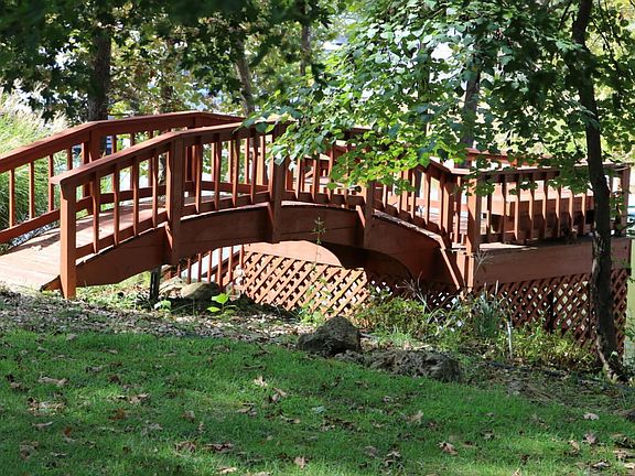 Bridge deck overlooking lake