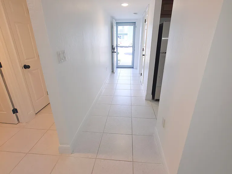 Front hall looking back out.