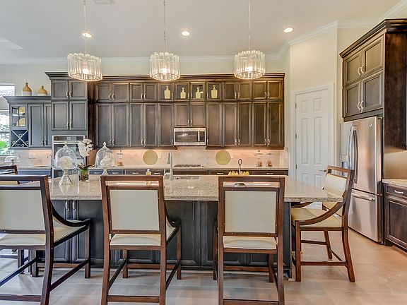 Kitchen with ample cabinet space