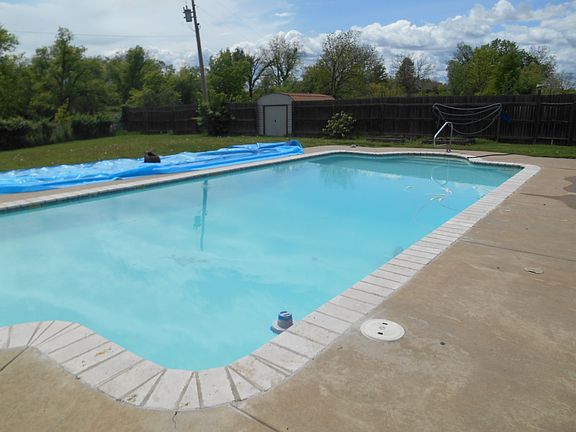 View from house to pool