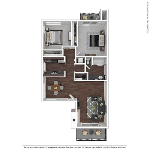 Floor plan B1-Renovated