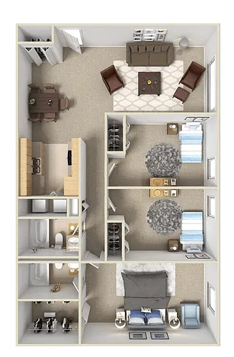 Floor plan 3 Bed