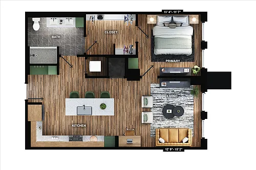 Floor plan A8 Acc